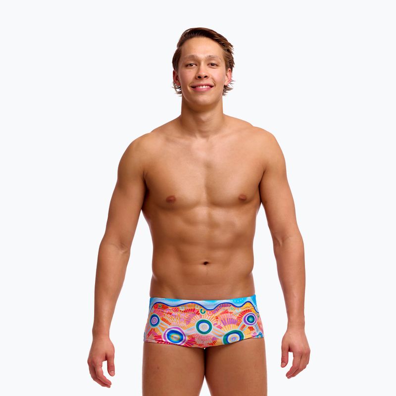 Vyriškos plaukimo glaudės Funky Trunks Sidewinder Trunks kulin colour 2