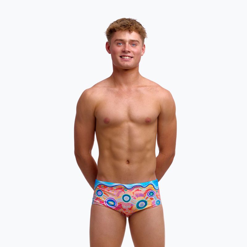 Vaikiškos plaukimo glaudės Funky Trunks Sidewinder Trunks kulin colour 3