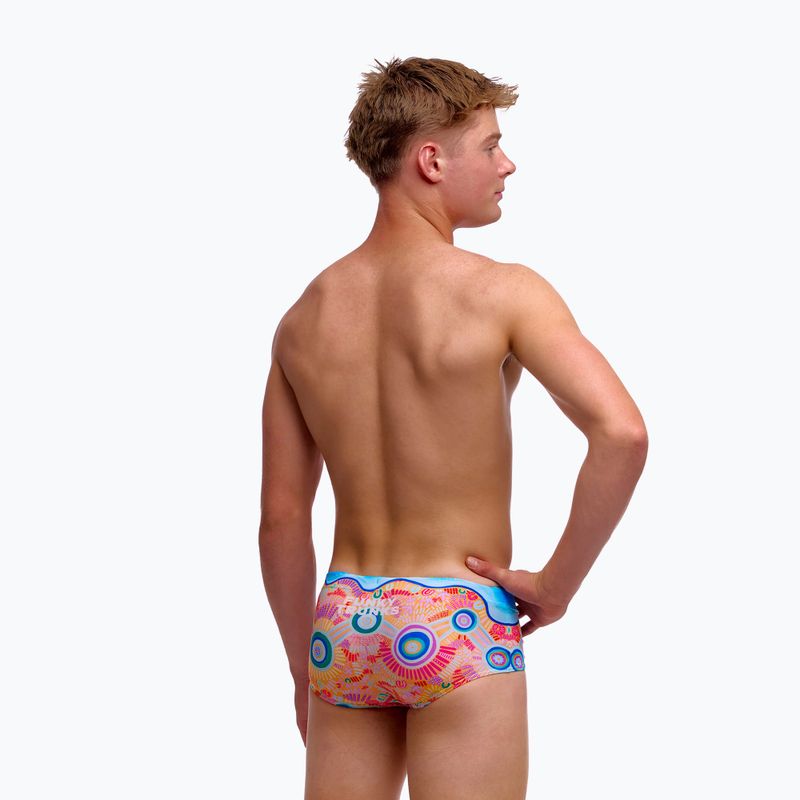 Vaikiškos plaukimo glaudės Funky Trunks Sidewinder Trunks kulin colour 5