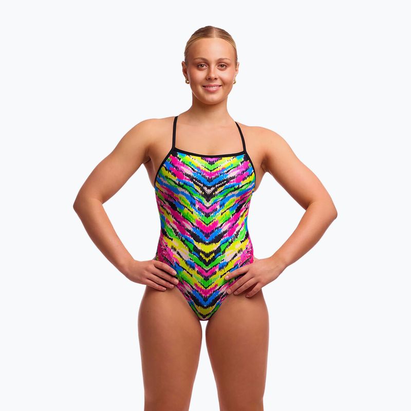 Moteriškas vientisas maudymosi kostiumėlis Funkita Single Strap One pieces happy hide