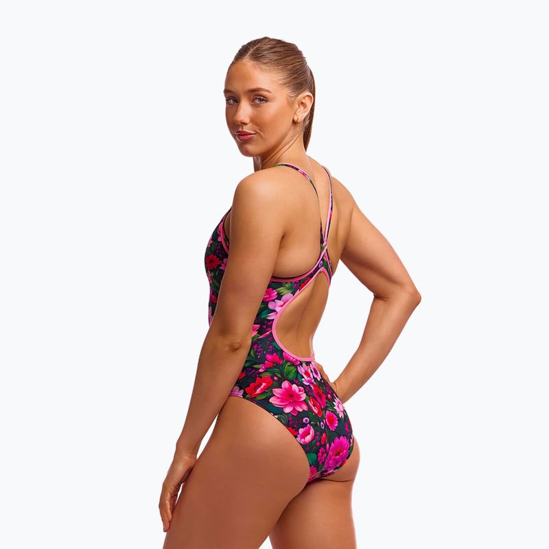 Moteriškas vientisas maudymosi kostiumėlis Funkita Diamond Back One pieces garden glow 2