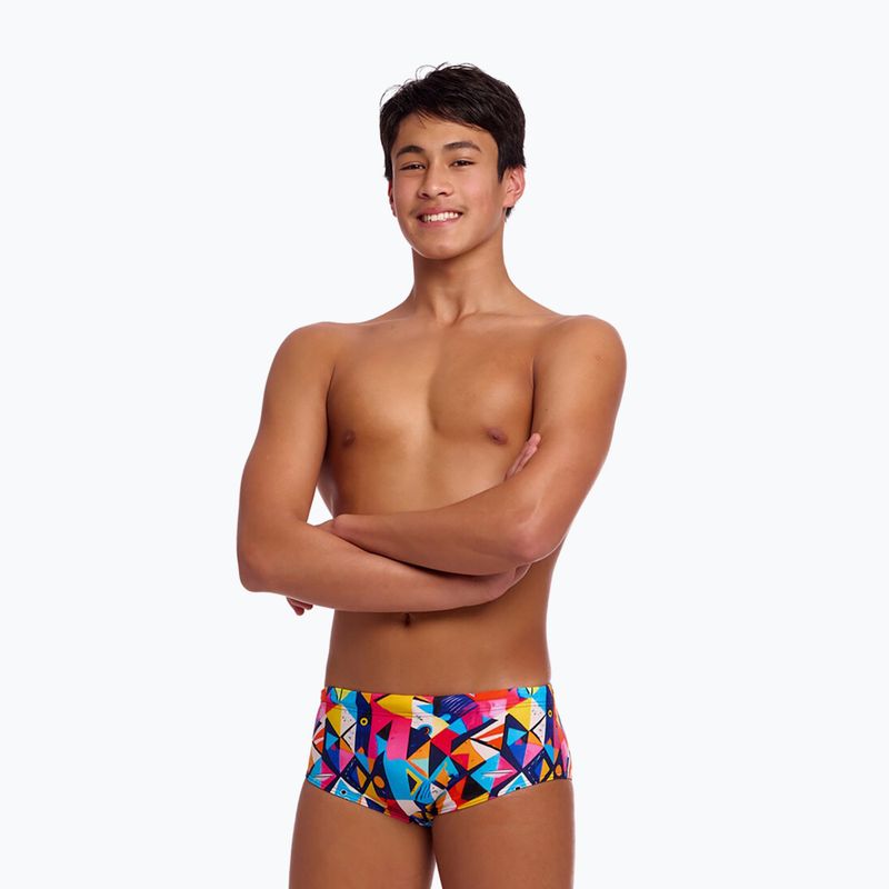 Vaikiškos plaukimo glaudės Funky Trunks Sidewinder Trunks broken blox