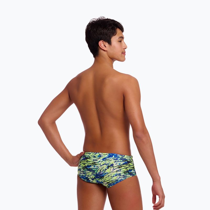 Vaikiškos plaukimo glaudės Funky Trunks Sidewinder Trunks scaled black 2