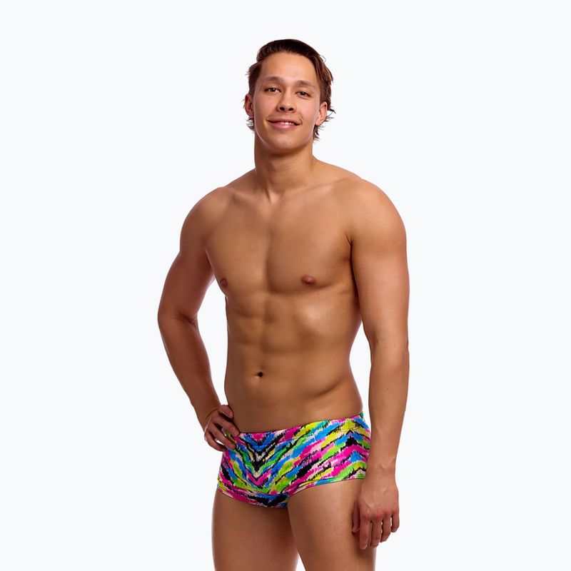 Vyriškos plaukimo glaudės Funky Trunks Sidewinder Trunks happy hide