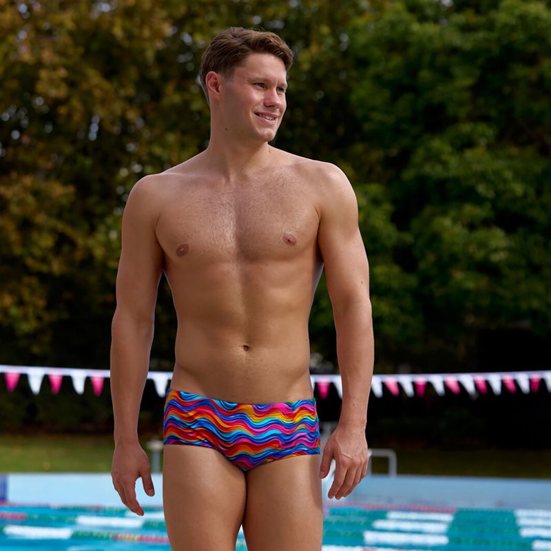 Vyriškos plaukimo glaudės Funky Trunks Sidewinder Trunks plastic fantastic 3