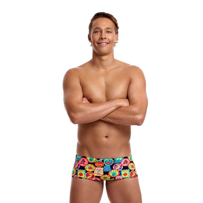 Vyriškos plaukimo trumpikės Funky Trunks Sidewinder Trunks berry good 2