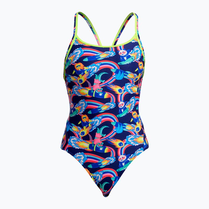 Moteriškas vientisas maudymosi kostiumėlis Funkita Diamond Back One Piece blast buddies