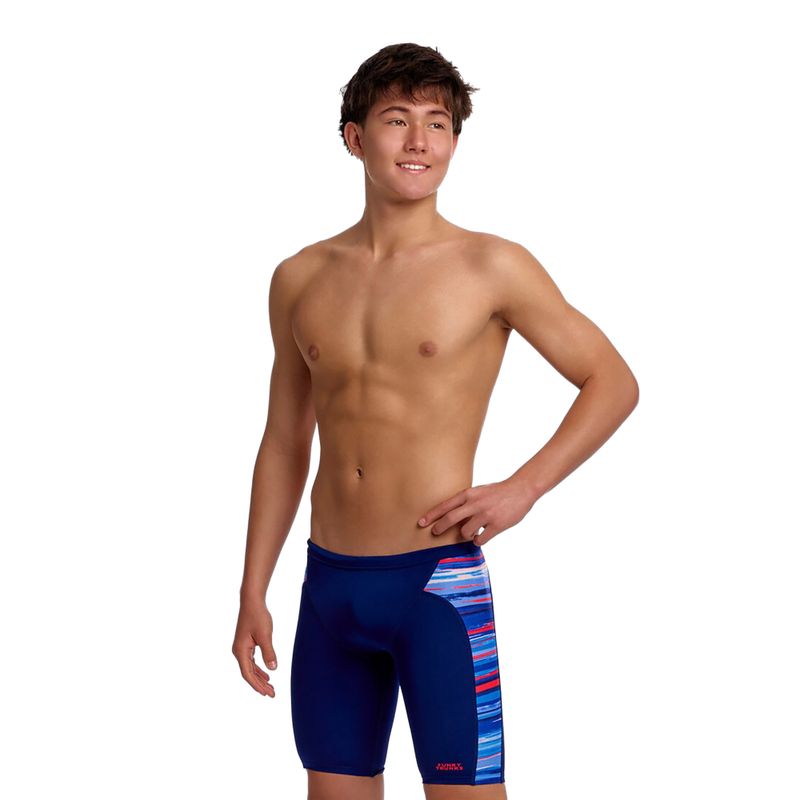 Vaikiški plaukimo šortai Funky Trunks Training Jammers lost lines 2