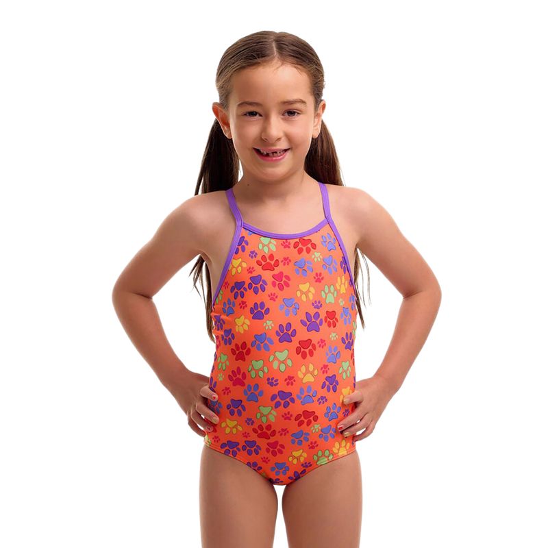 Vaikiškas vientisas maudymosi kostiumėlis Funkita Printed One Piece paw paw 2