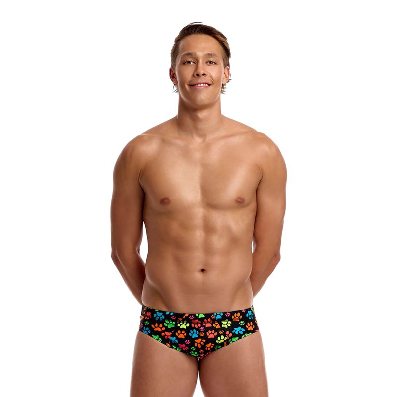 Vyriškos plaukimo trumpikės Funky Trunks Seamed Briefs pawsome 2