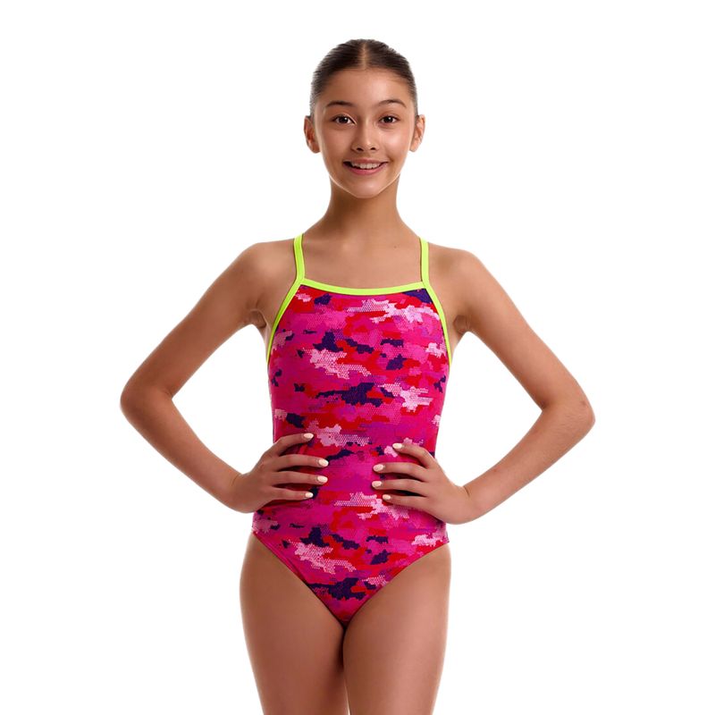 Vaikiškas vientisas maudymosi kostiumėlis Funkita Strapped In One Piece special pops 2