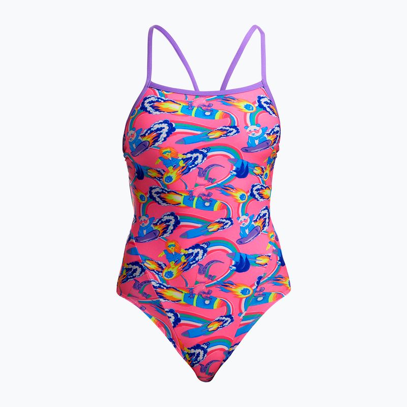 Moteriškas vientisas maudymosi kostiumėlis Funkita Single Strap One Piece sweet surfers