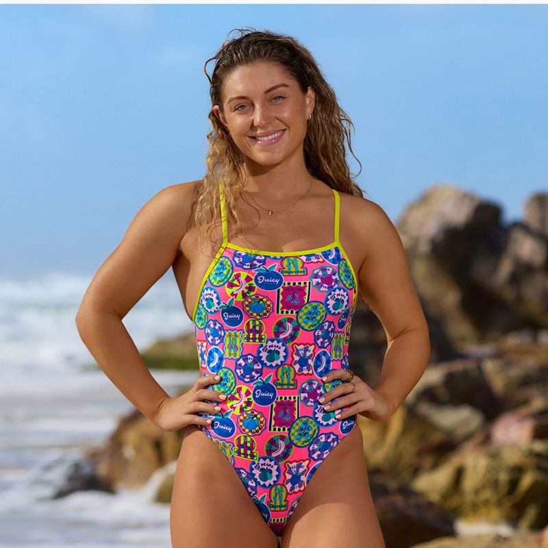 Moteriškas vientisas maudymosi kostiumėlis Funkita Tie Me Tight One Piece zesty besty 4