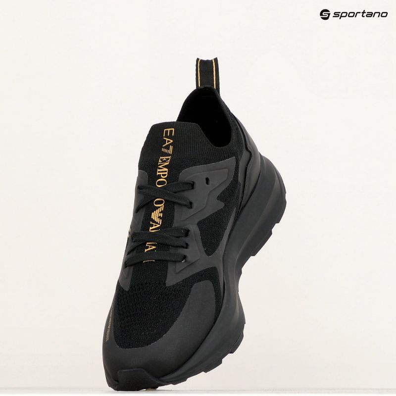 Batai EA7 Emporio Armani Black & White Altura Knit triple black/gold 9