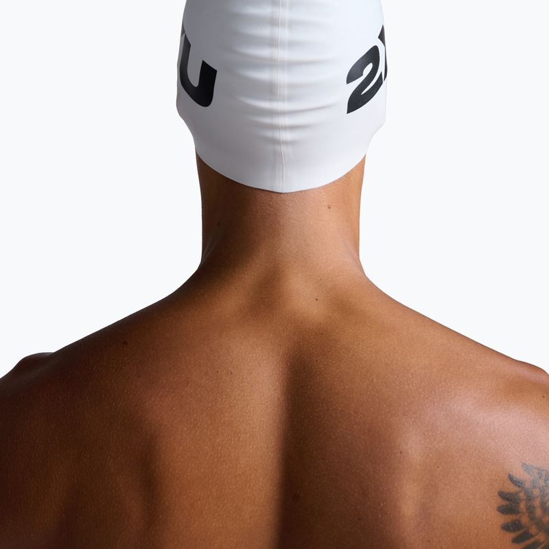 Plaukimo kepuraitė 2XU Silicone white/white 5