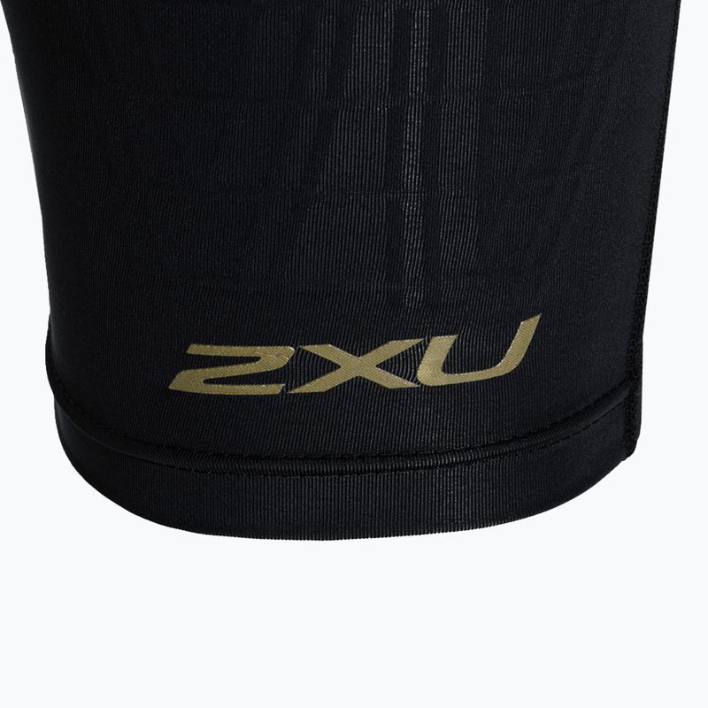 Vyriški 2XU Force Compression treniruočių šortai black/gold 8