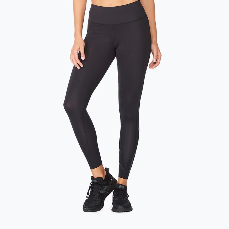 Moteriškos treniruočių kelnės 2XU Force Mid-Rise Compression black/nero 6
