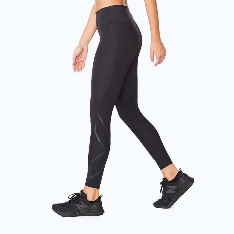 Moteriškos treniruočių kelnės 2XU Force Mid-Rise Compression black/nero 7