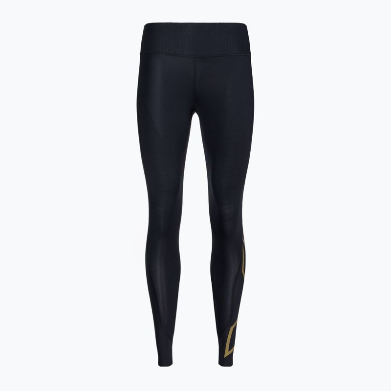 Moteriškos treniruočių kelnės 2XU Force Mid-Rise Compression black/gold 6