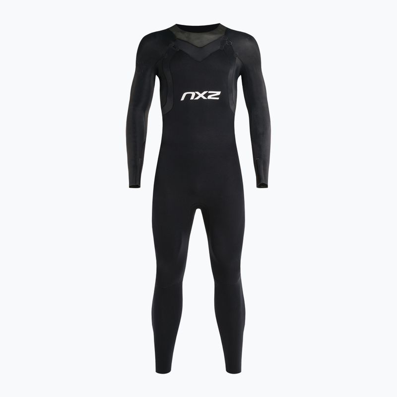 Vyriškas triatlono hidrokostiumas 2XU Propel 2 black/orange fizz 4