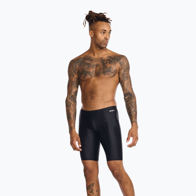 Vyriški plaukimo šortai 2XU Propel Jammer black/white 2