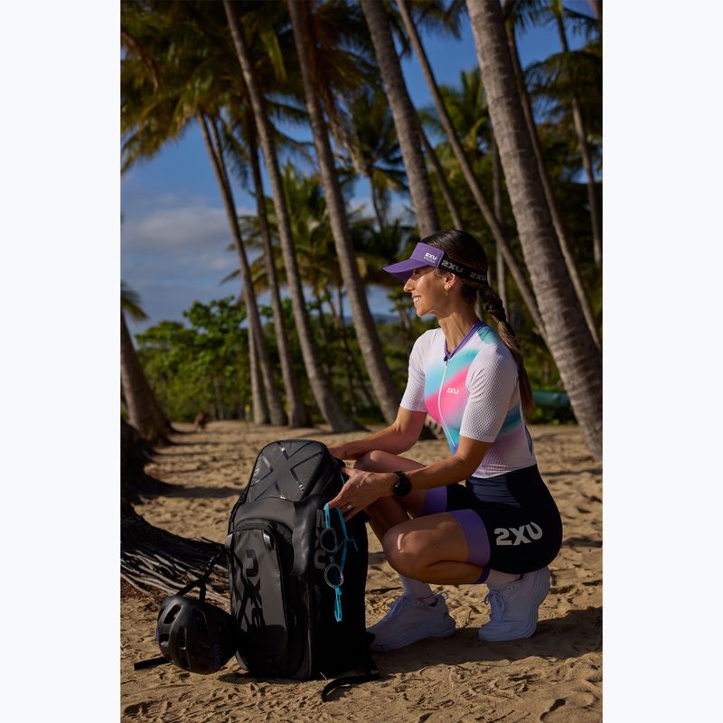 Triatlono kuprinė 2XU Transition 34 l black/aloha 17