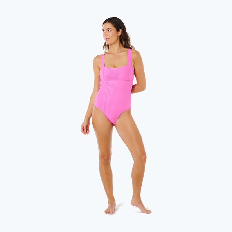 Moteriškas vientisas maudymosi kostiumėlis Rip Curl Premium Surf D-Dd super pink 2