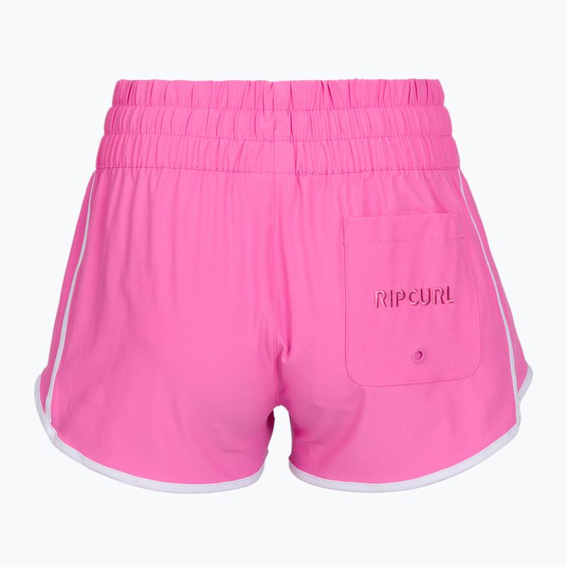 Moteriški maudymosi šortai Rip Curl High Waist Retro Volley 3" super pink 7