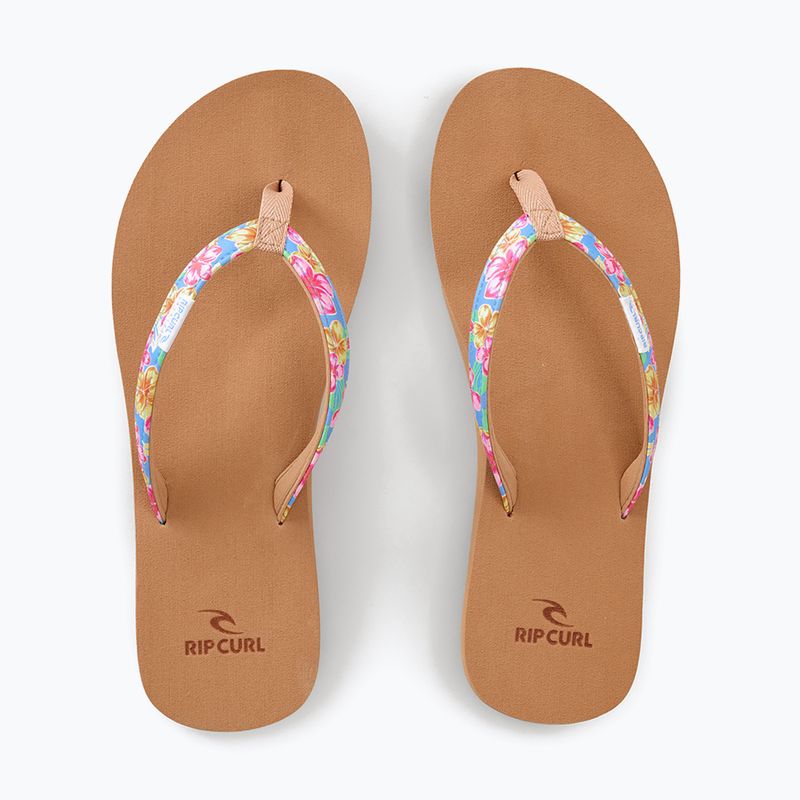 Moteriškos šlepetės Rip Curl Freedom Bloom Open Toe cornflower blue 5