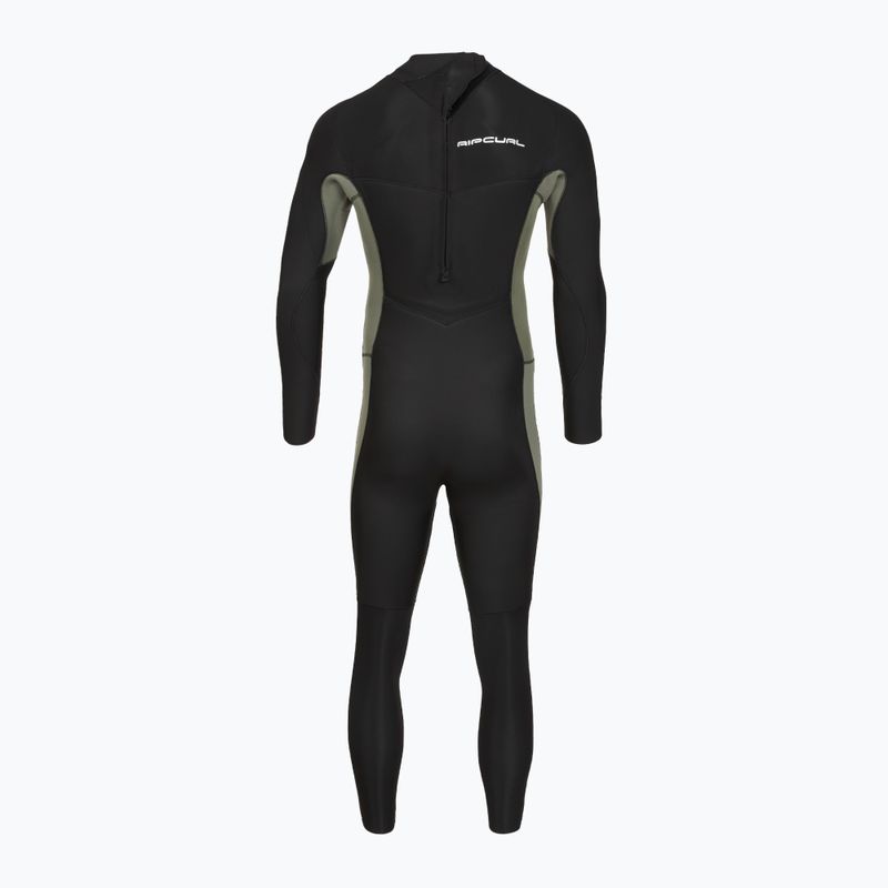 Vyriškas hidrokostiumas Rip Curl Dawn Patrol 4/3mm Back Zip deep cactus 3
