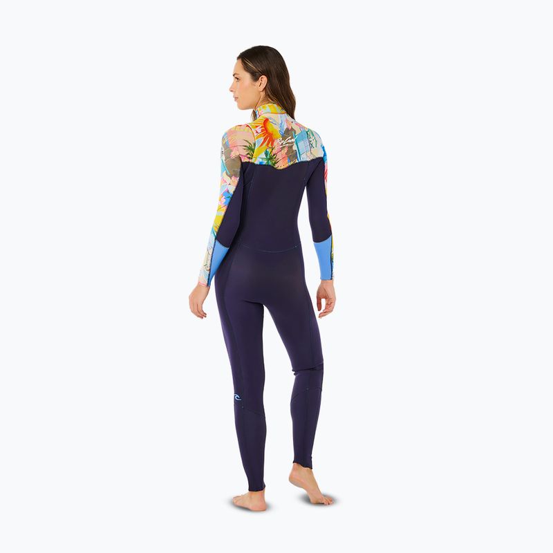 Moteriškas plaukimo kostiumas Rip Curl Dawn Patrol Pro 3/2 mm Chest Zip multicolor 2