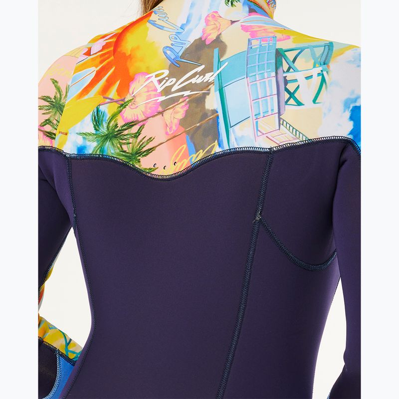 Moteriškas plaukimo kostiumas Rip Curl Dawn Patrol Pro 3/2 mm Chest Zip multicolor 6