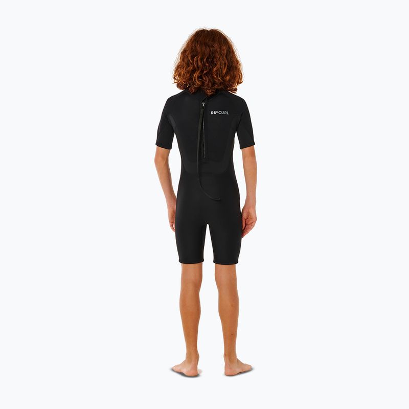 Vaikiškas plaukimo kostiumas Rip Curl Trad 2/2mm Back Zip Springsuit black 2