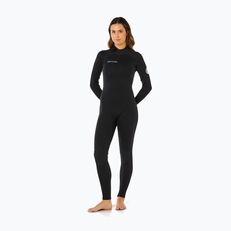 Moteriškas plaukimo kostiumas Rip Curl Trad 3/2 mm Back Zip black 4