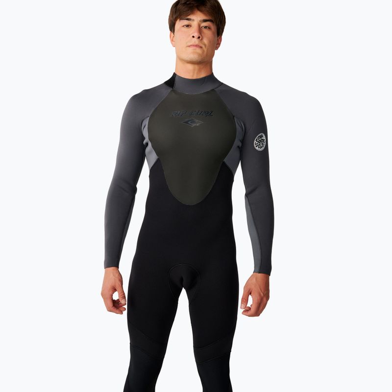 Vyriškas plaukimo kostiumas Rip Curl Omega Bz 3/2 mm grey 4