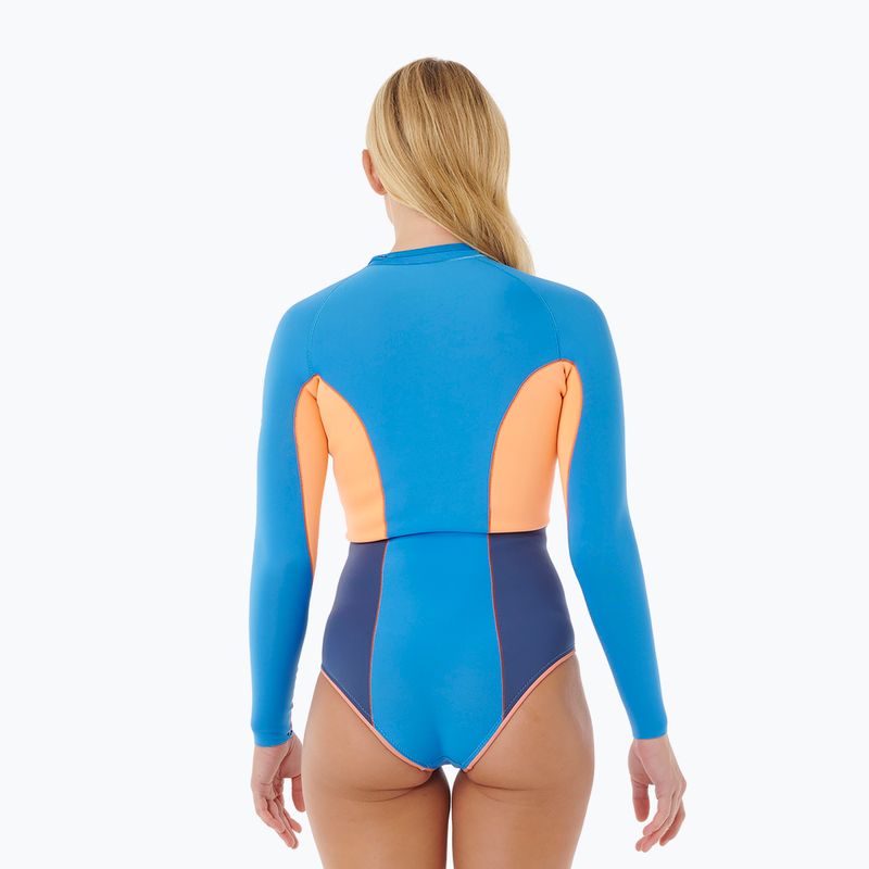 Moteriškas hidrokostiumas Rip Curl G-Bomb 1,5 mm Full Zip Springsuit electric blue 3