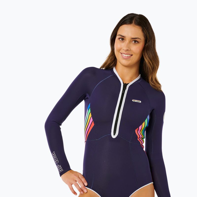 Moteriškas plaukimo kostiumas Rip Curl G-Bomb 1.5 mm Full Zip Springsuit dark navy 5