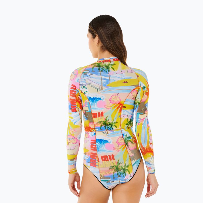 Moteriškas plaukimo kostiumas Rip Curl G-Bomb 1.5 mm Full Zip Springsuit multicolor 3