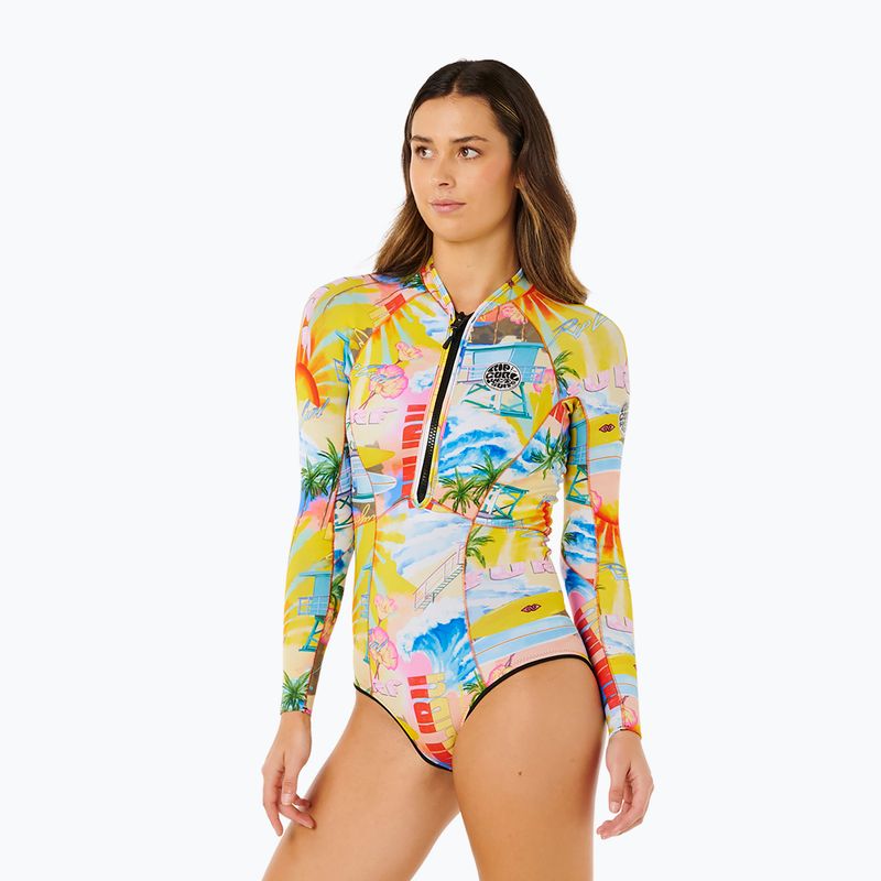 Moteriškas plaukimo kostiumas Rip Curl G-Bomb 1.5 mm Full Zip Springsuit multicolor 4