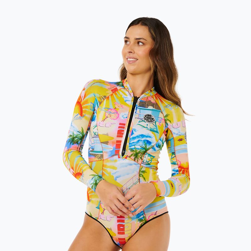 Moteriškas plaukimo kostiumas Rip Curl G-Bomb 1.5 mm Full Zip Springsuit multicolor 5