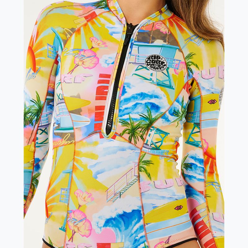 Moteriškas plaukimo kostiumas Rip Curl G-Bomb 1.5 mm Full Zip Springsuit multicolor 6