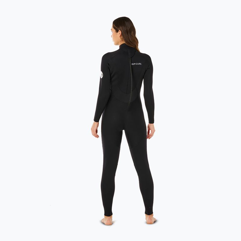 Moteriškas plaukimo kostiumas Rip Curl Trad 4/3 mm Back Zip black 2