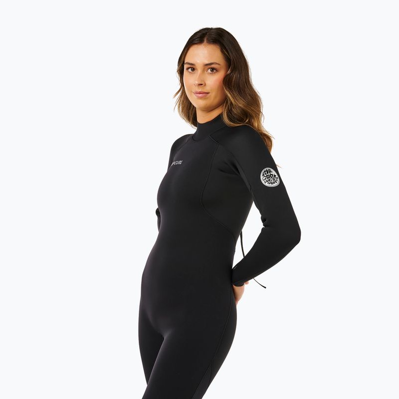Moteriškas plaukimo kostiumas Rip Curl Trad 4/3 mm Back Zip black 6