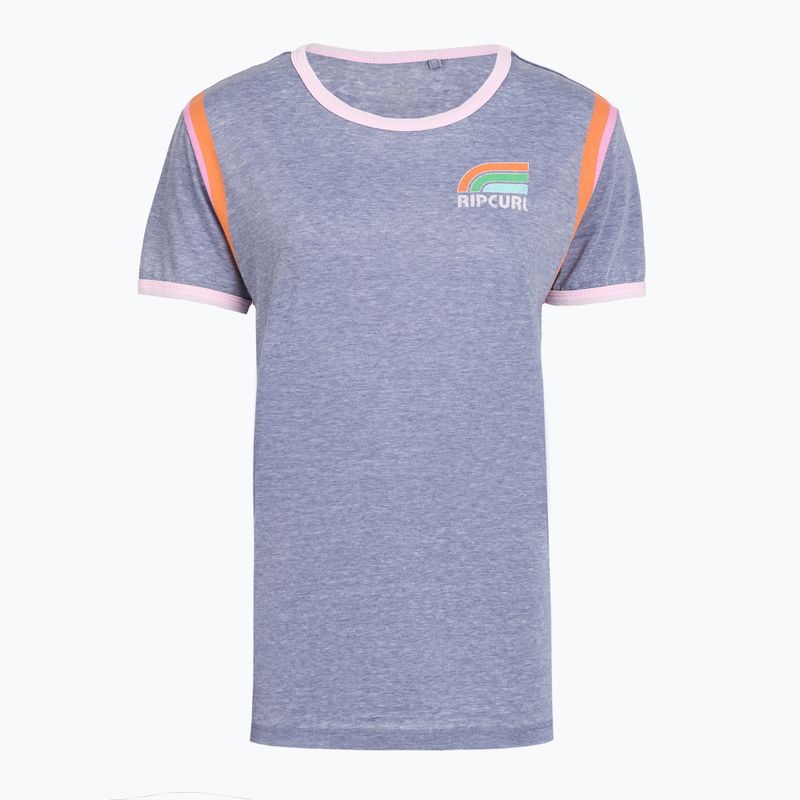 Moteriški marškinėliai Rip Curl Surf Side Ringer navy