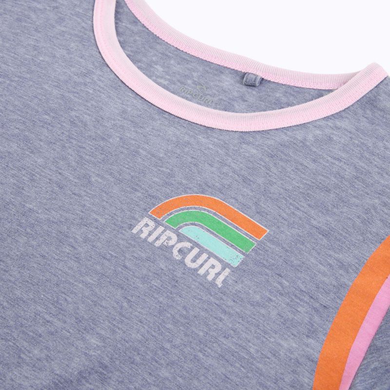 Moteriški marškinėliai Rip Curl Surf Side Ringer navy 3