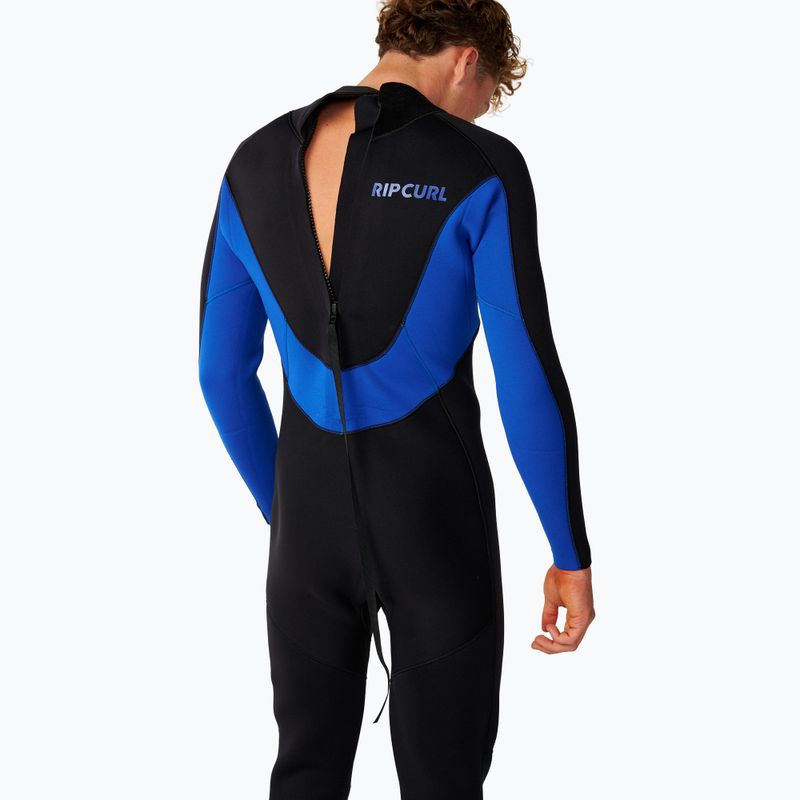 Vyriškas plaukimo kostiumas Rip Curl Trad 3/2 mm Back Zip black/blue 5