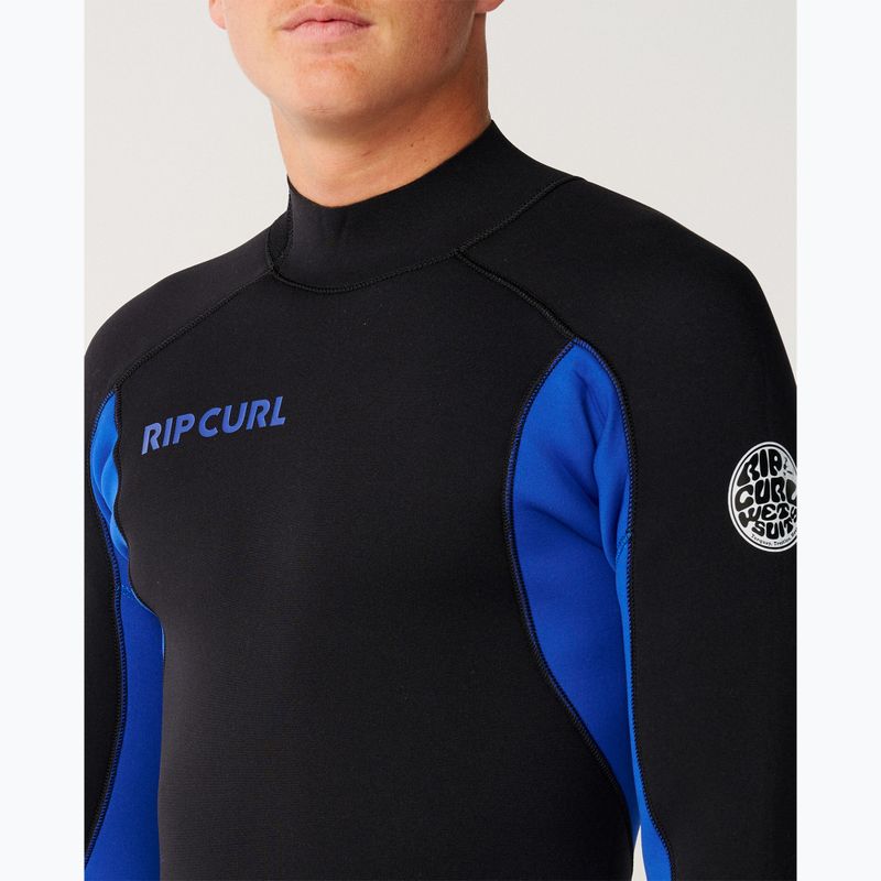 Vyriškas plaukimo kostiumas Rip Curl Trad 3/2 mm Back Zip black/blue 6