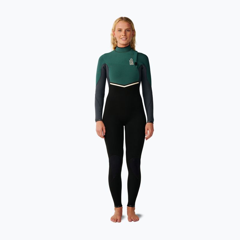Moteriškas plaukimo kostiumas Rip Curl E-Bomb Zf 3/2 mm dark green
