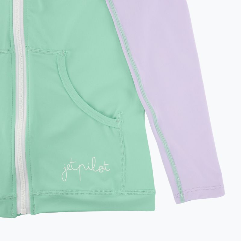 Moteriškas džemperis Jetpilot Pacer Hooded Rashie teal 6