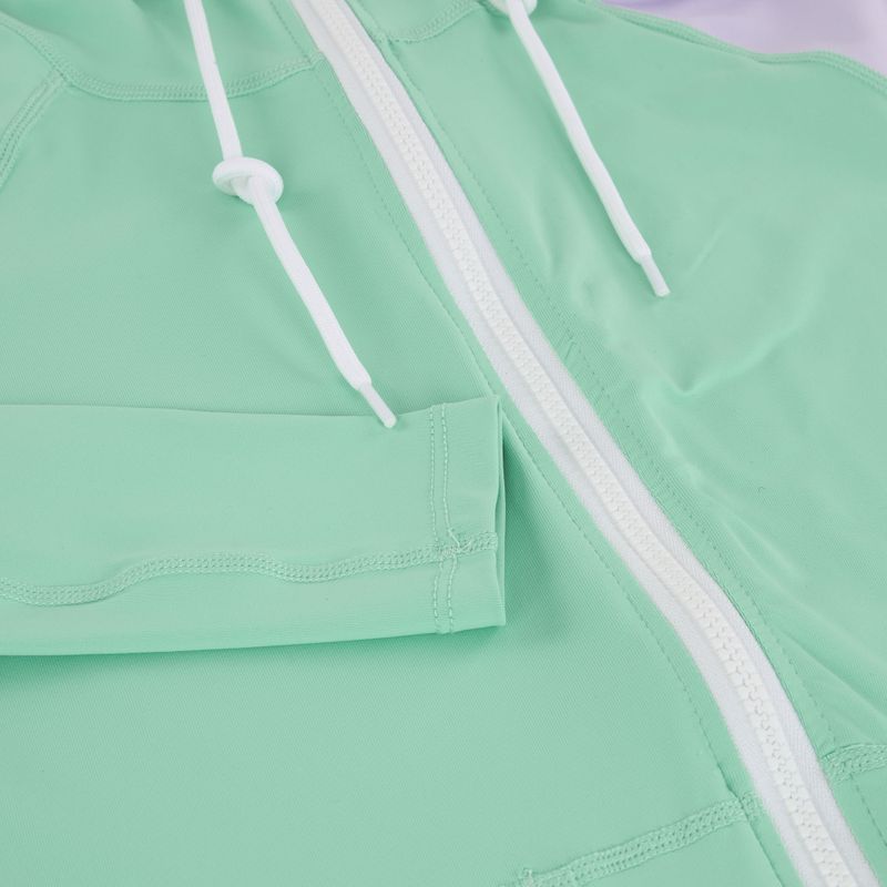 Moteriškas džemperis Jetpilot Pacer Hooded Rashie teal 7